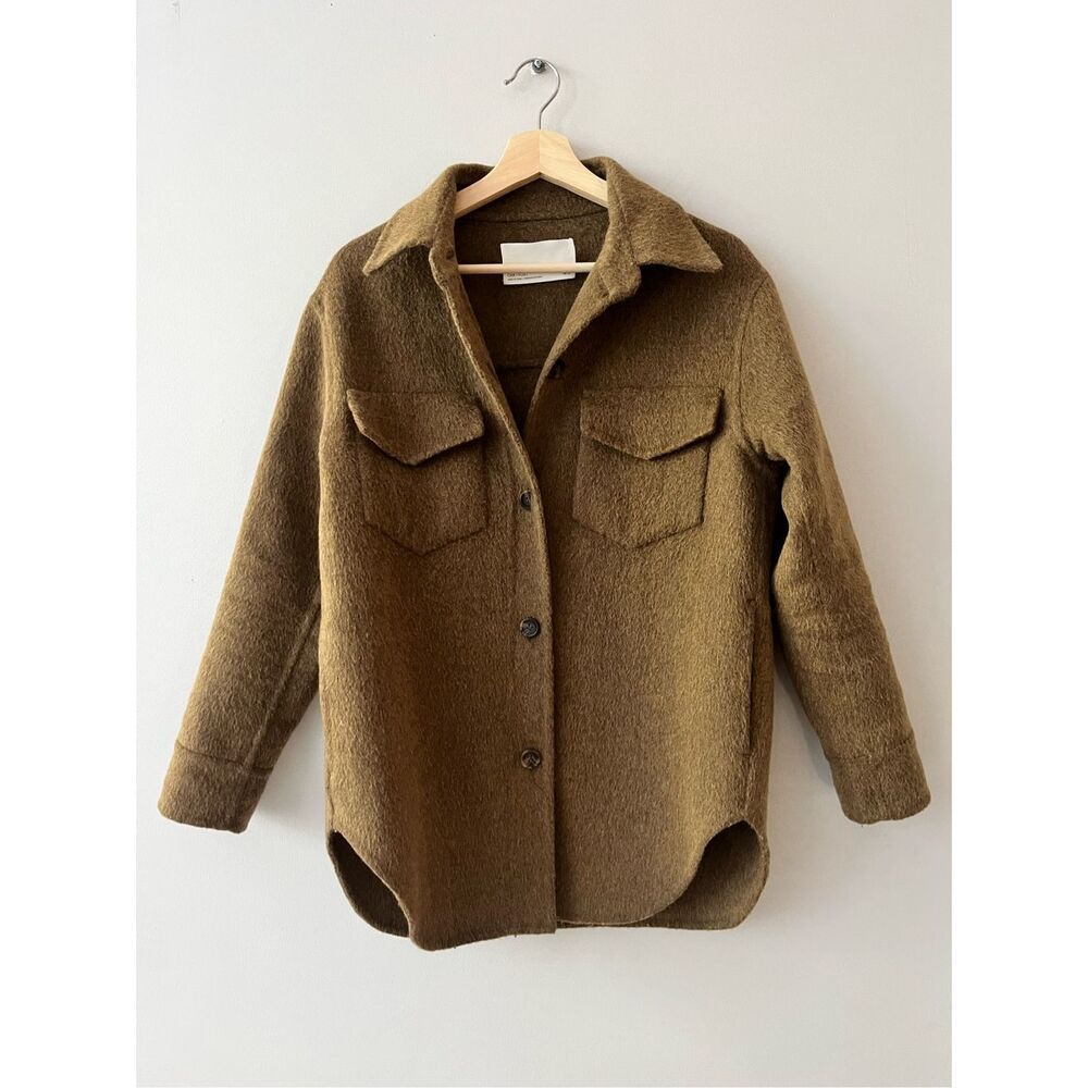 OAK + FORT Wool Brown Jacket